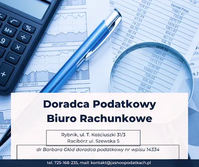 Doradca Podatkowy, Biuro Rachunkowe Racibórz - dr Barbara Głód